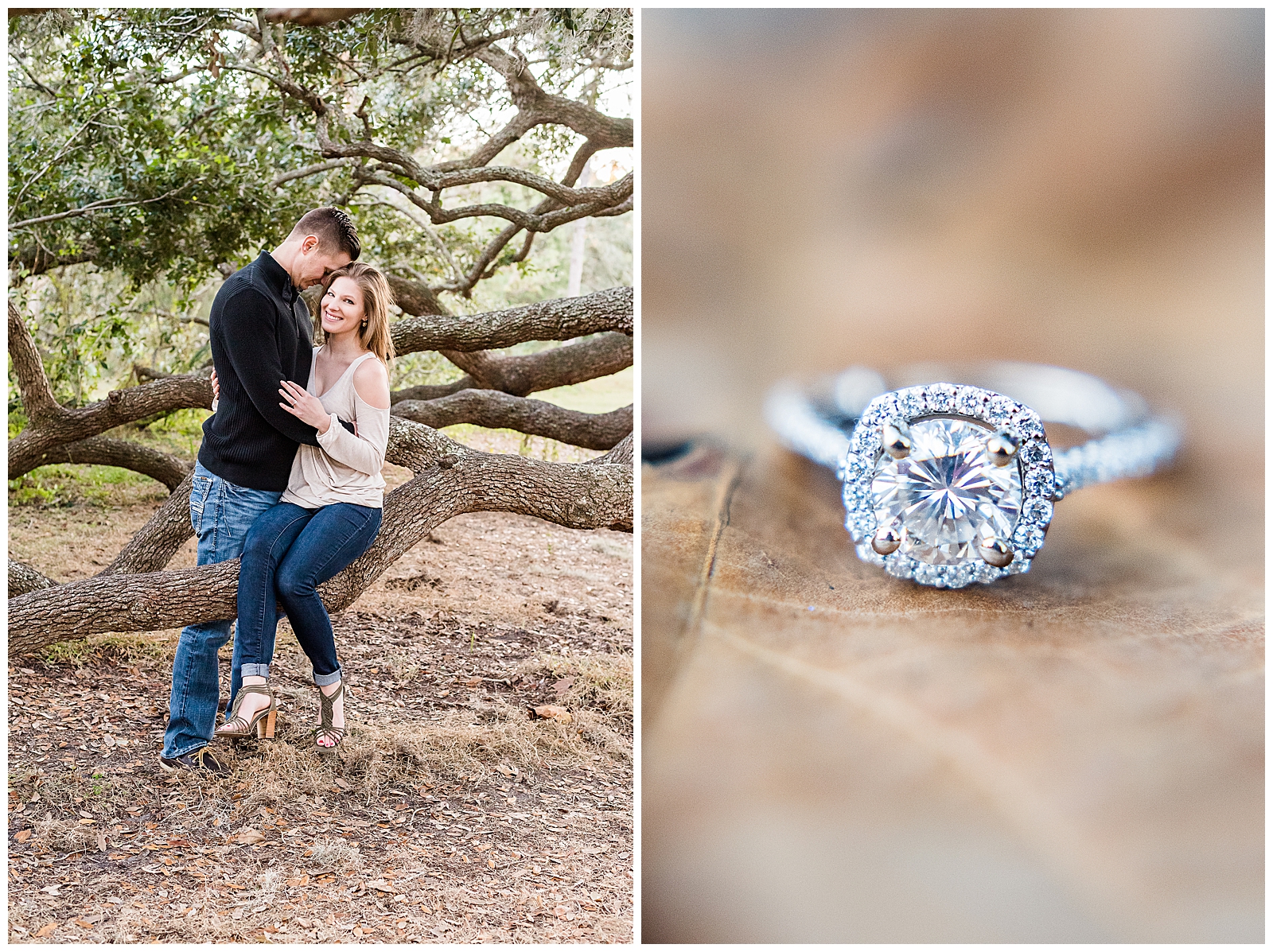 safety harbor engagement session style bright and airy