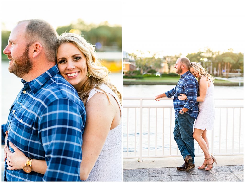 downtown tampa engagement session